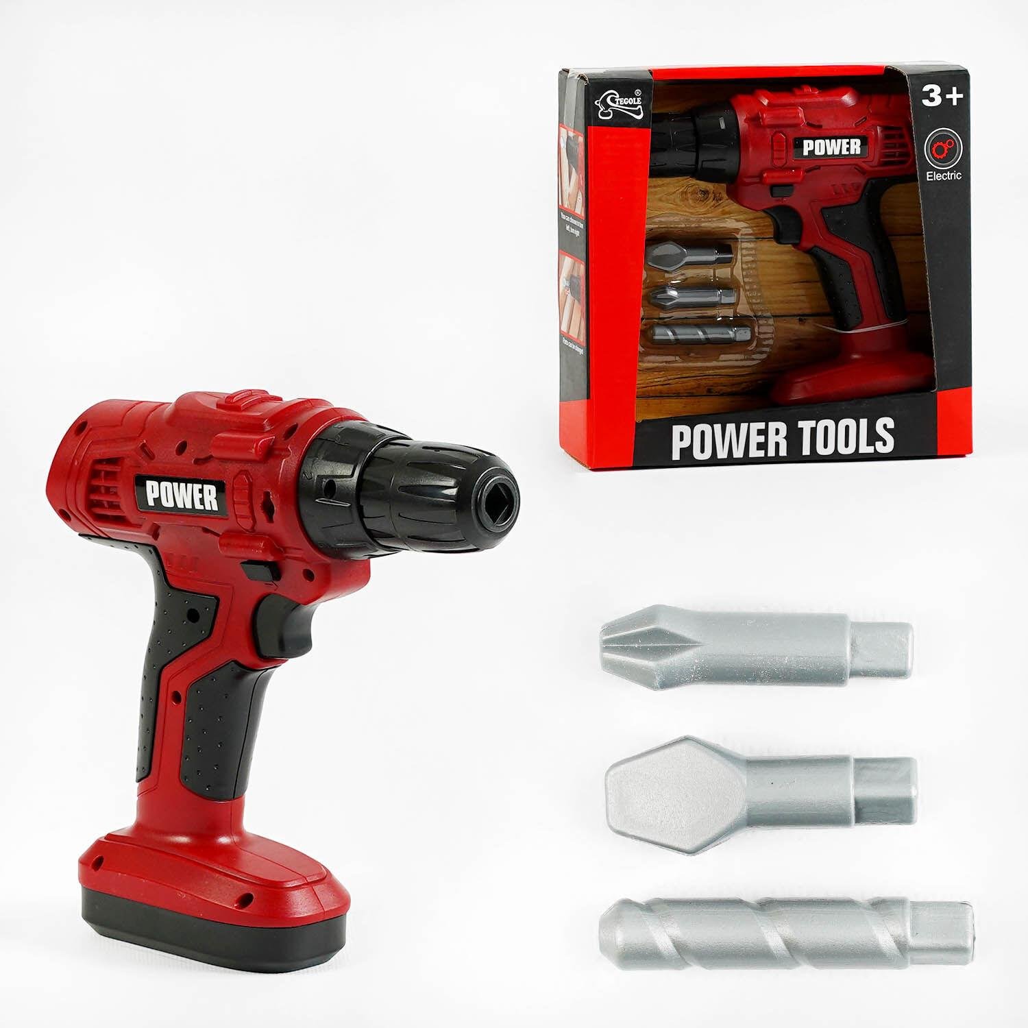 Іграшка дитяча Шуруповерт на батарейках у коробці 22х6х21 см (T 1809)