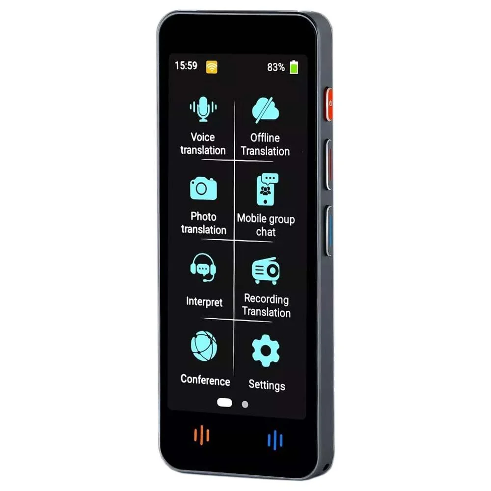 Переводчик электронный AI Translator F12 138 языков онлайн и 18 языков оффлайн фото перевод