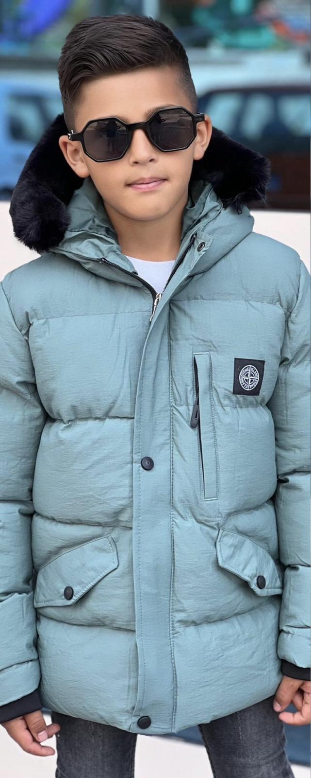 Куртка детская зимняя STONE ISLAND 158-164 см Зеленый (29871447) - фото 3 Куртка детская зимняя STONE ISLAND 158-164 см Зеленый (29871447) - фото 3