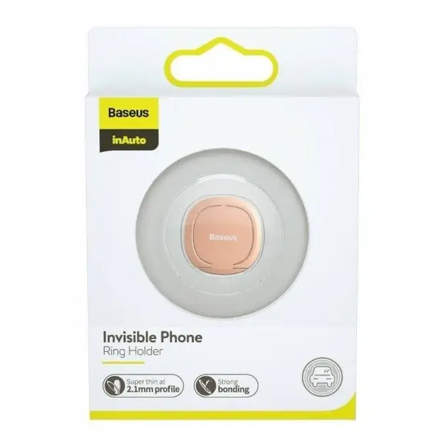 Кільце-тримач BASEUS Invisible Phone Ring Holder SUYB-0R Rose/Gold - фото 7