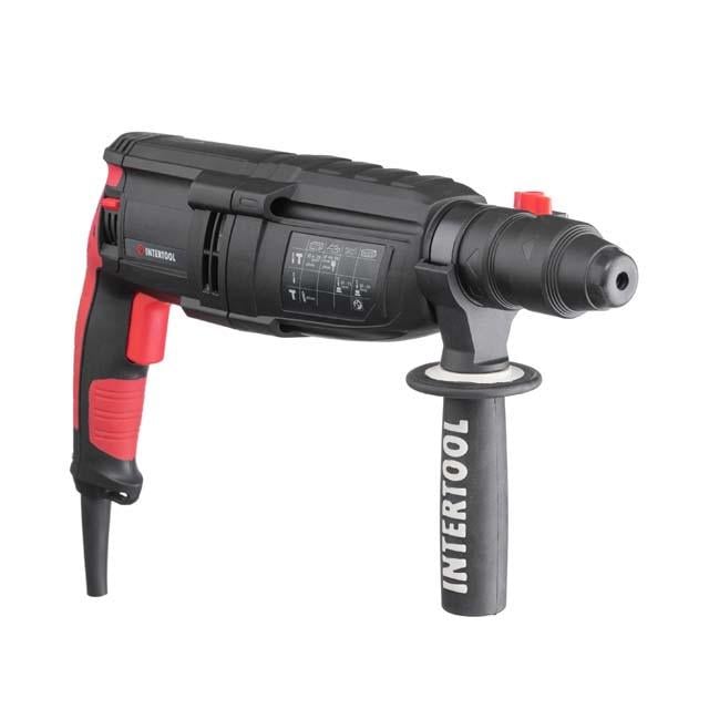 Перфоратор Intertool WT-0171 1000 Вт 3,2 Дж 0-1300 об/мин. 0-5100 уд/мин. 3 режима съемный быстрозажимной патрон (129928) - фото 4 Перфоратор Intertool WT-0171 1000 Вт 3,2 Дж 0-1300 об/мин. 0-5100 уд/мин. 3 режима съемный быстрозажимной патрон (129928) - фото 4