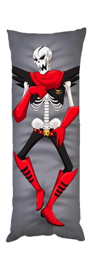 Подушка дакимакура Undertale Санс и Папайрус декоративная ростовая для обнимания 50x150 см двусторонняя