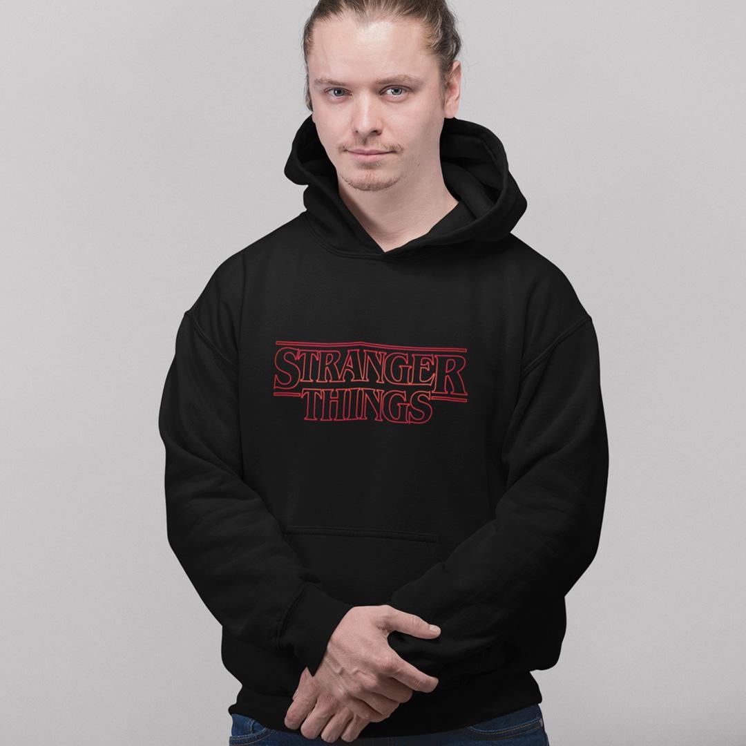 Худи флисовый унисекс Stranger Things The Ultimate Pop Up Book 2XL Черный (00000004613)