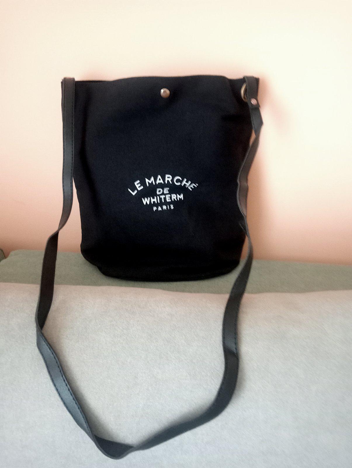 Сумка полотняна Le marche Чорний (00220)