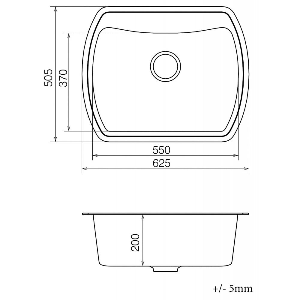 Кухонна мийка VANKOR Norton NMP 01.63 Terra з сифоном - фото 2