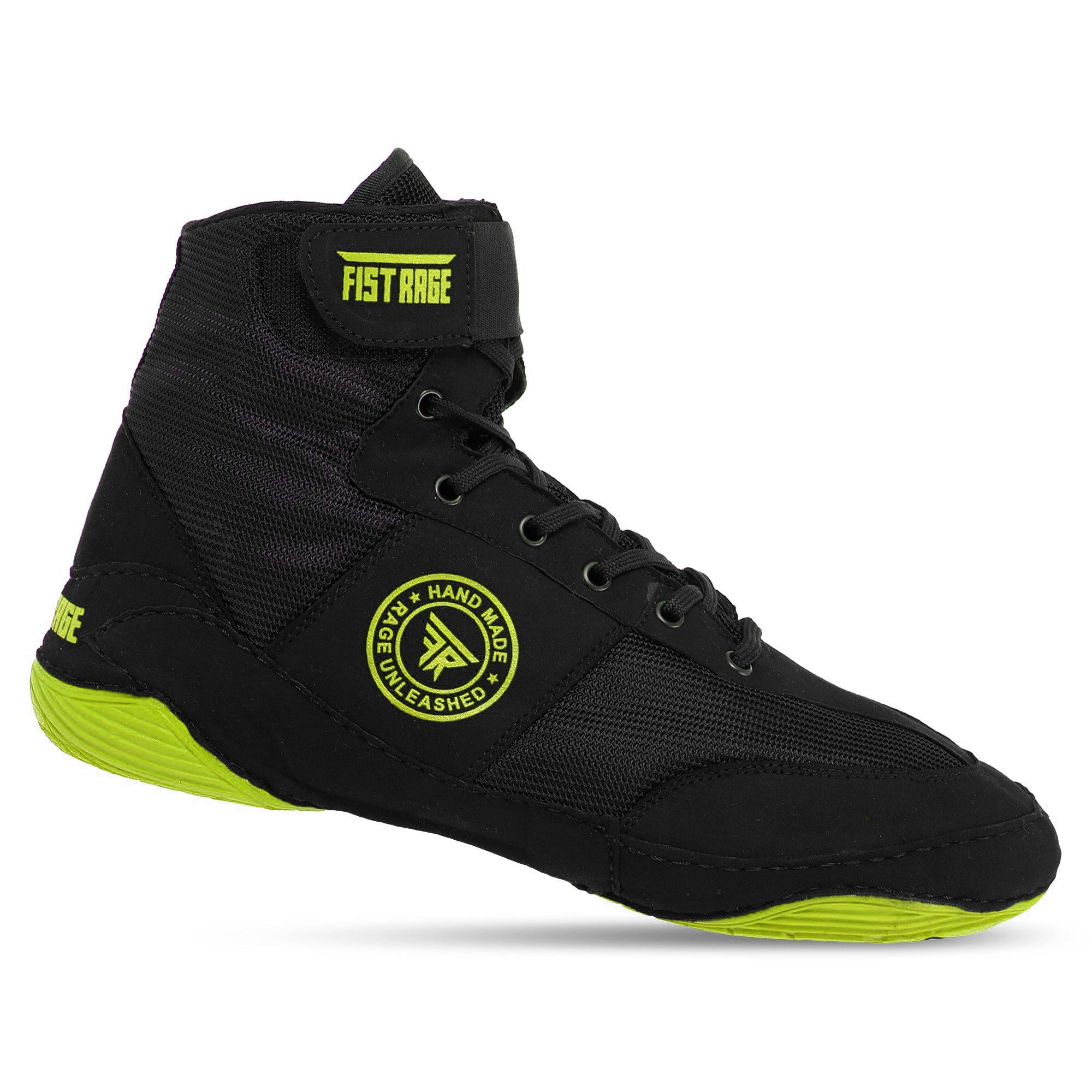 Борцовки FISTRAGE VL-8484 р. 43 Черный/Зеленый (31773685)