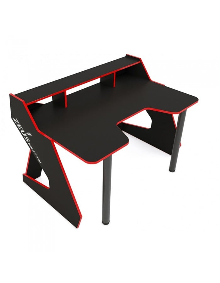 Геймерский игровой стол ZEUS IGROK-TIM-2 Черный (кромка красная) Геймерский игровой стол ZEUS IGROK-TIM-2 Черный (кромка красная)