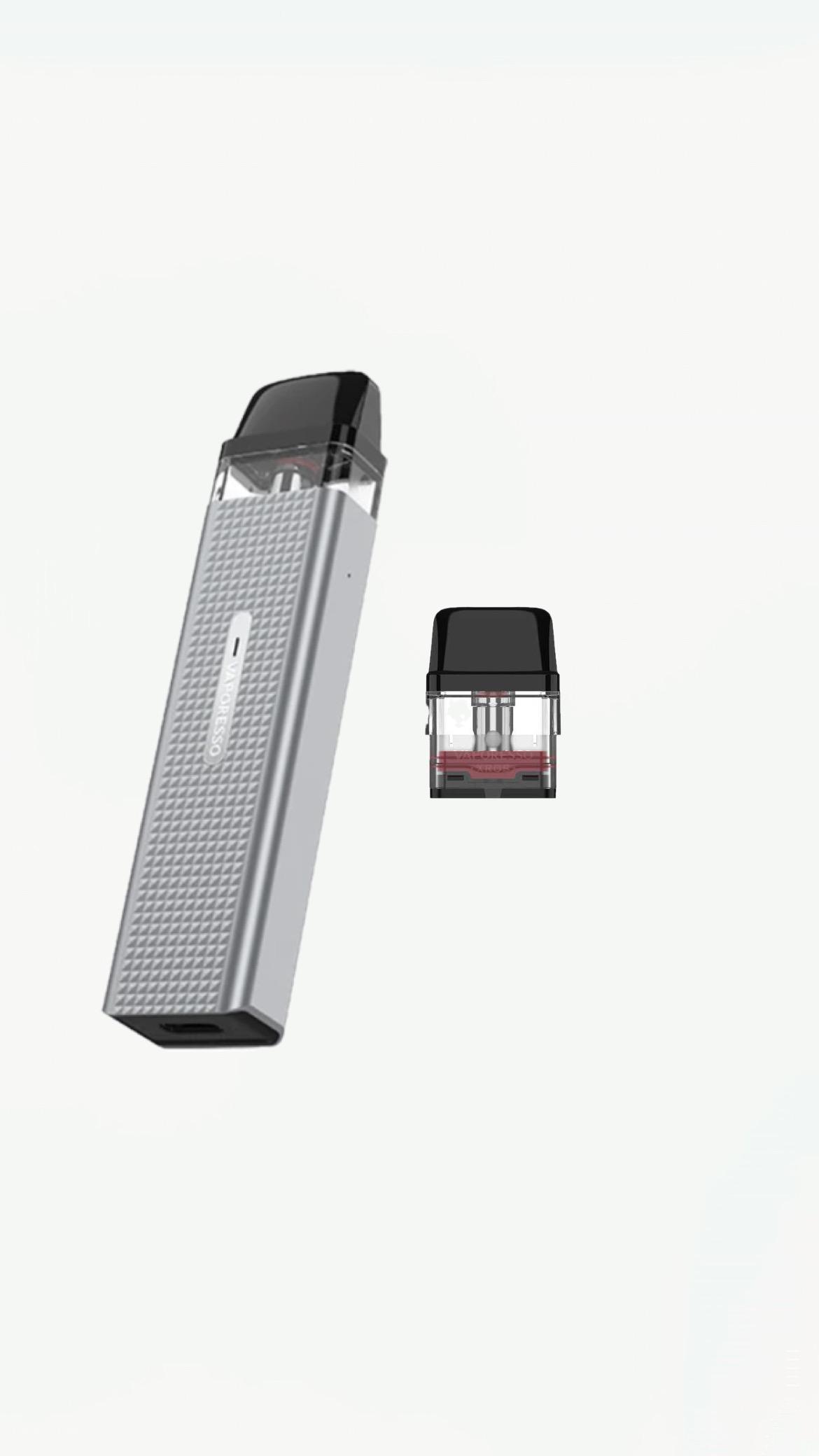 Електронна сигарета Vaporesso Xros mini з картриджем без рідини Silver (18421485) - фото 1