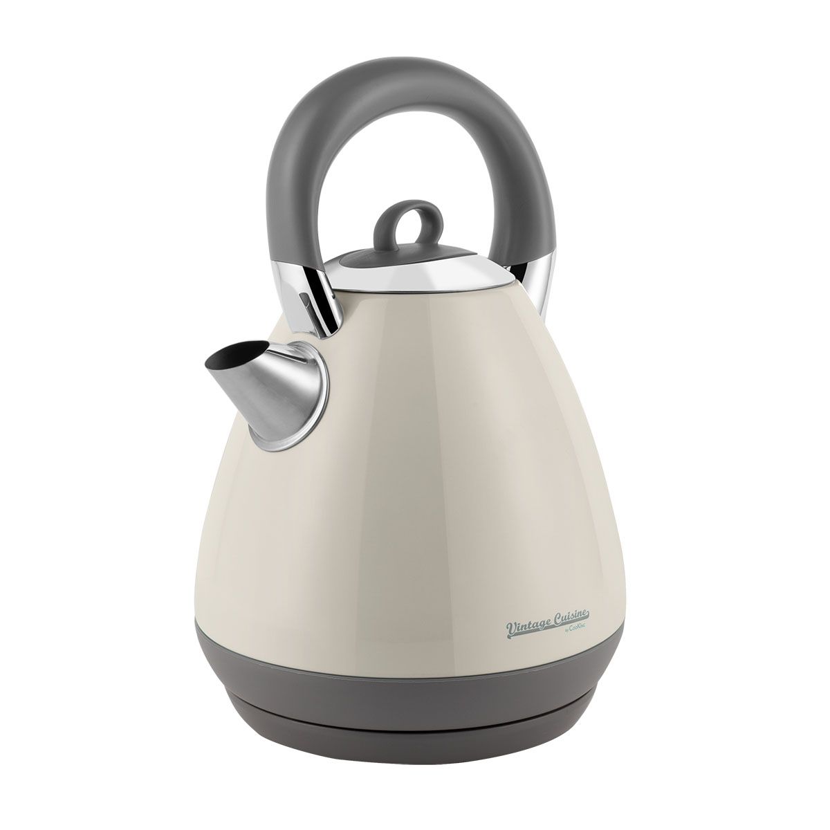 Электрочайник Vintage Cuisine Retro 2200 Вт Кремовый - фото 2 Электрочайник Vintage Cuisine Retro 2200 Вт Кремовый - фото 2
