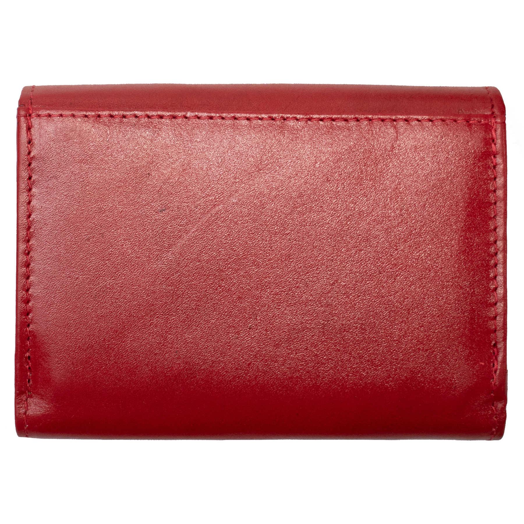 Гаманець жіночий шкіряний SEMI LINE RFID Red (P8272-2) - фото 5