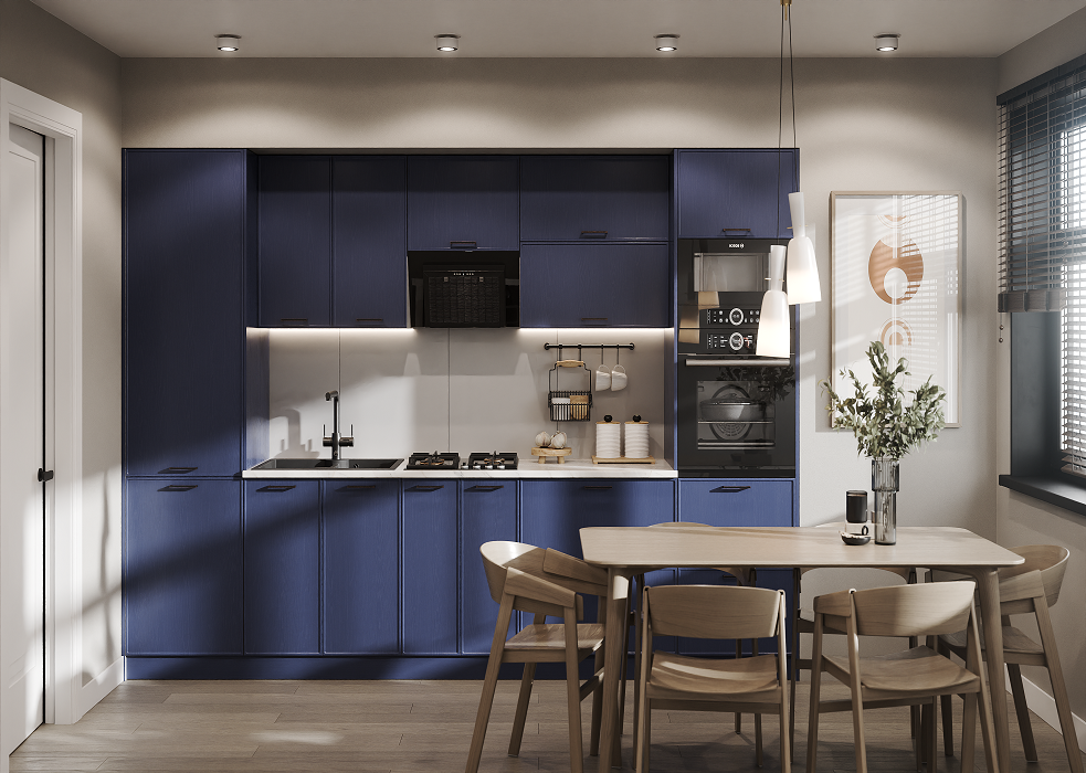 Кухня модульная Ariel Синий (000-001-1019)