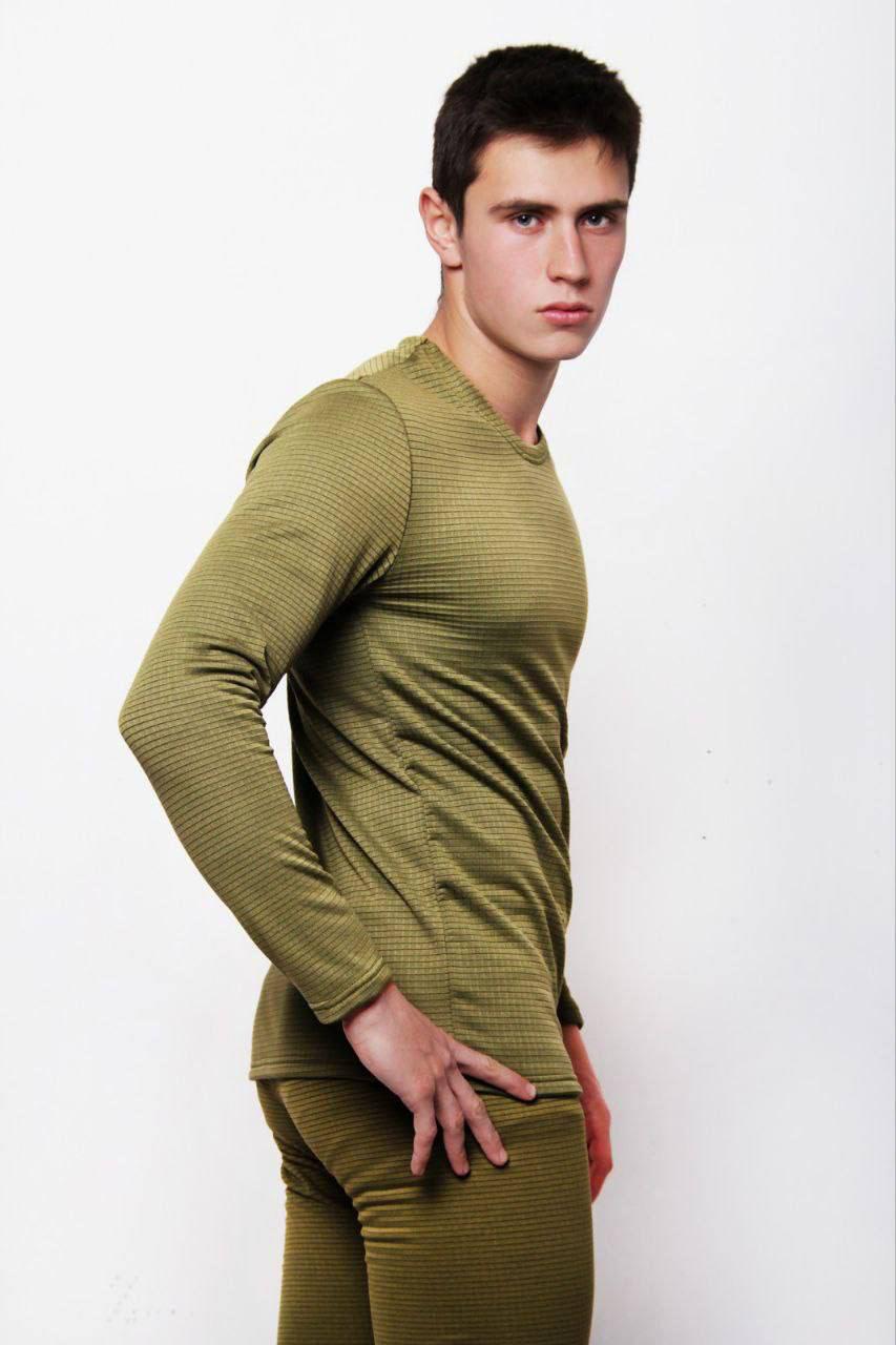 Термобілизна чоловіча вафельна 8123 L Зелений (12782378)