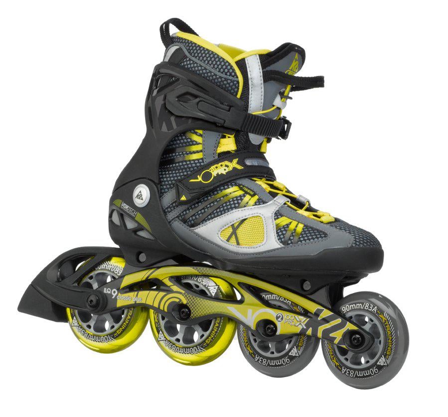 Роликові ковзани K2 VO2 90 PRO M р. 43 Жовтий/Сірий (U891784236768.0 - 2)
