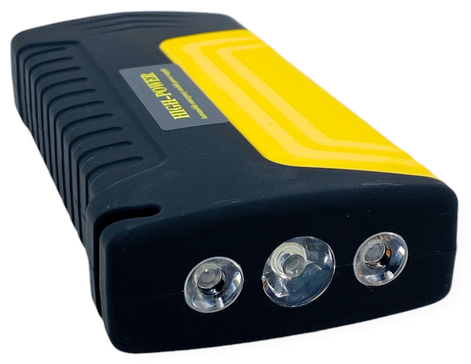 Пускозарядное устройство для авто с аккумулятором 50800 mAh Желтый - фото 6