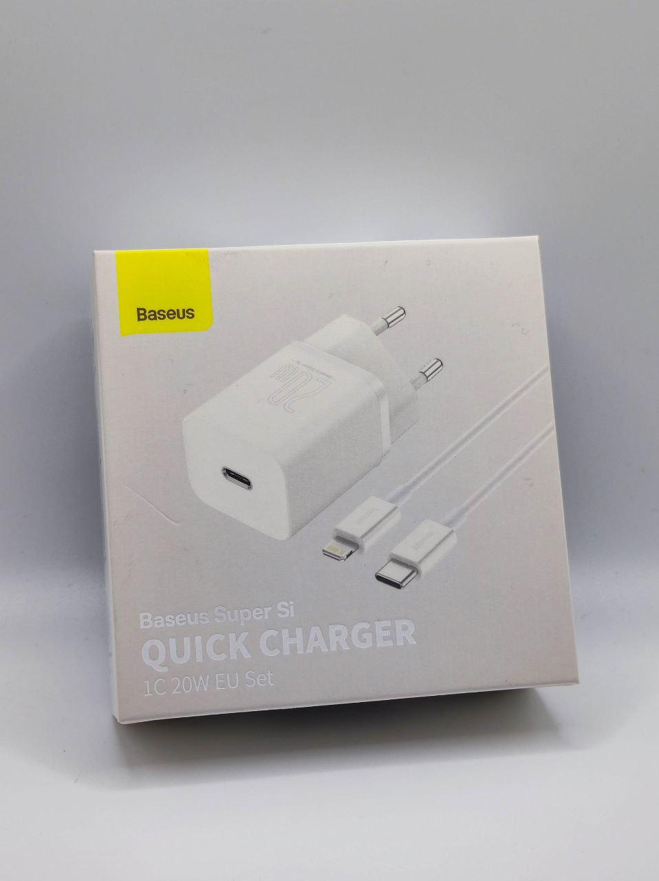 Зарядний пристрій Baseus Super Si Quick Charger 1C PD3.0 30W Type-C 3A - фото 3