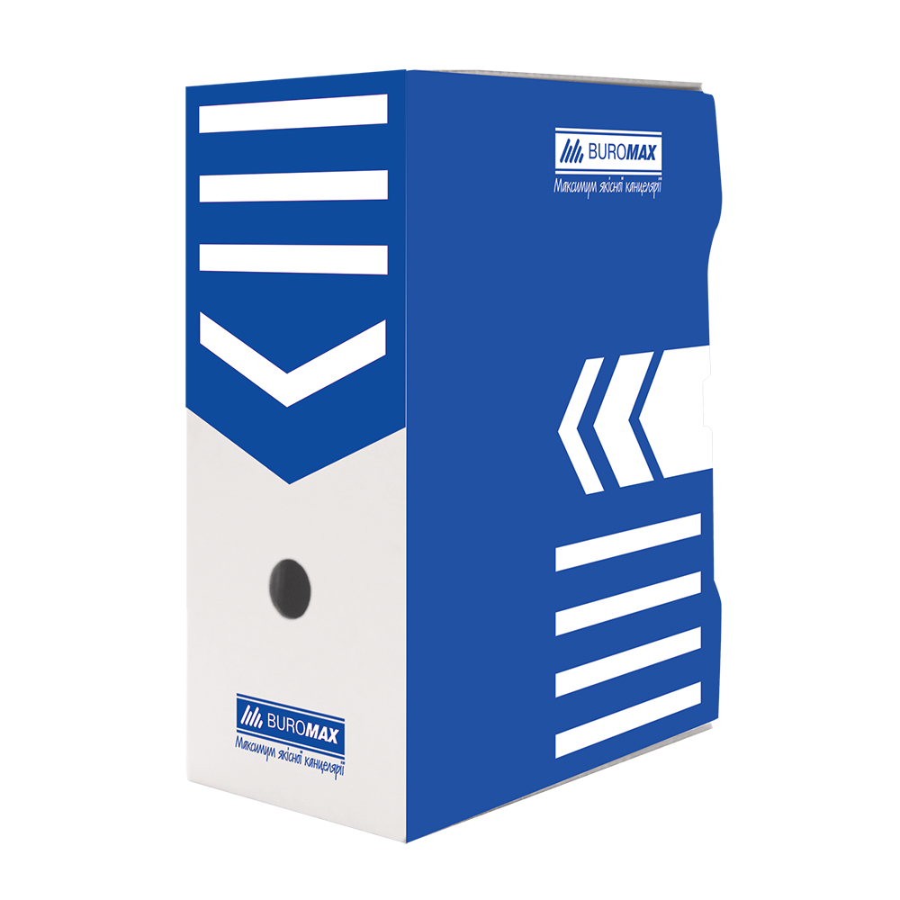 Бокс для архивации документов 150 мм Синий (1766)