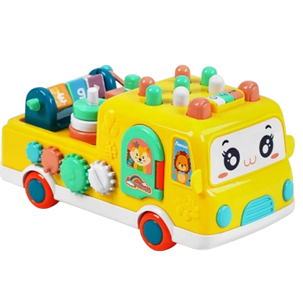 Автобус інтерактивний TK Group TK-32602 7 казок/ігрові режими/стукачка/міні-ігри