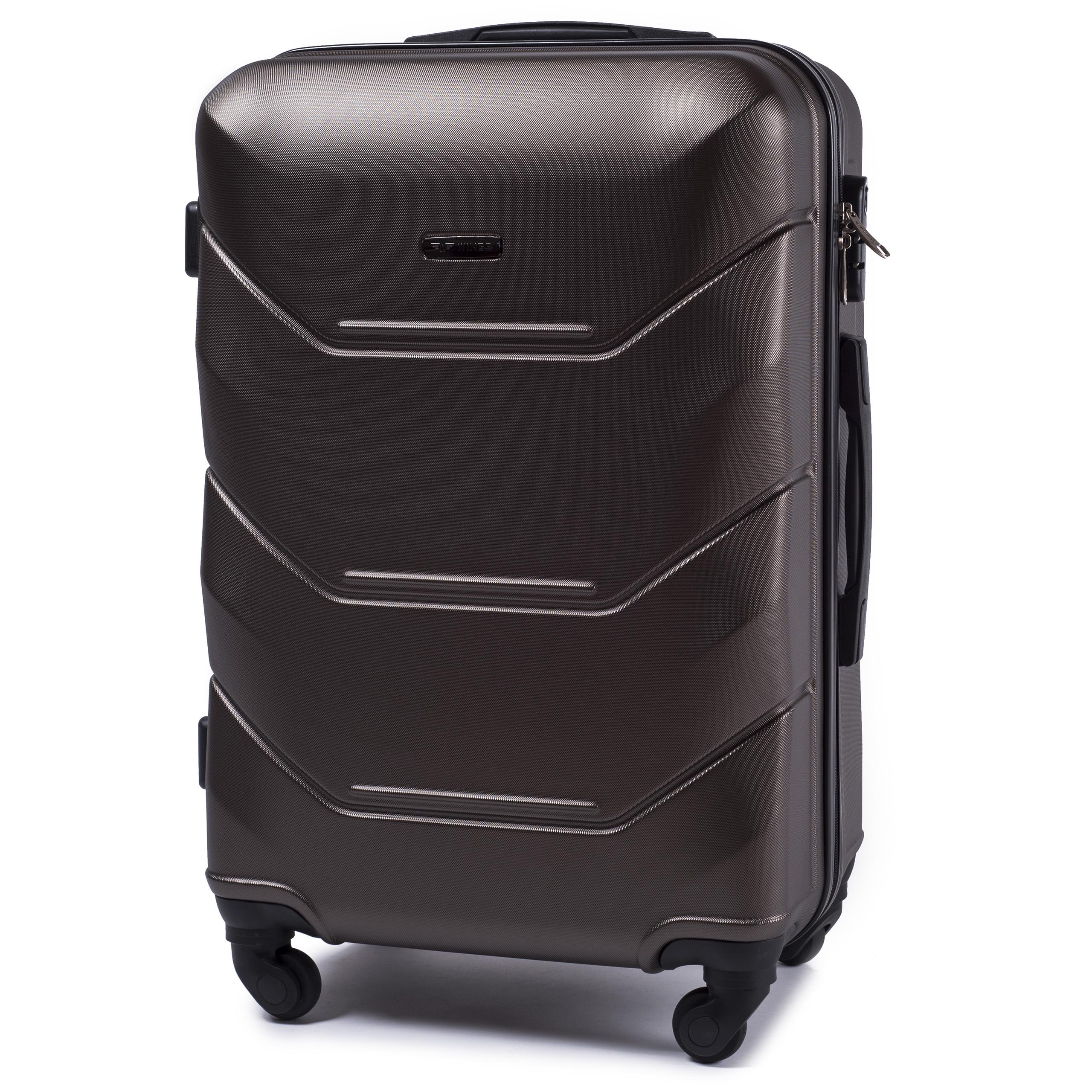 Валіза дорожня Wings 147 з полікарбонату М 65х43х26 см Коричневий (10880515) - фото 1 Валіза дорожня Wings 147 з полікарбонату М 65х43х26 см Коричневий (10880515) - фото 1