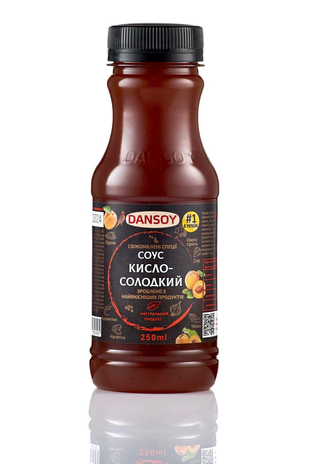 Соус Dansoy Кисло-сладкий 250 мл (33333) - фото 1