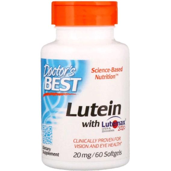 Лютеин Doctor's Best Lutein with Lutemax 2020 20 мг 60 Softgels (DRB-00369)