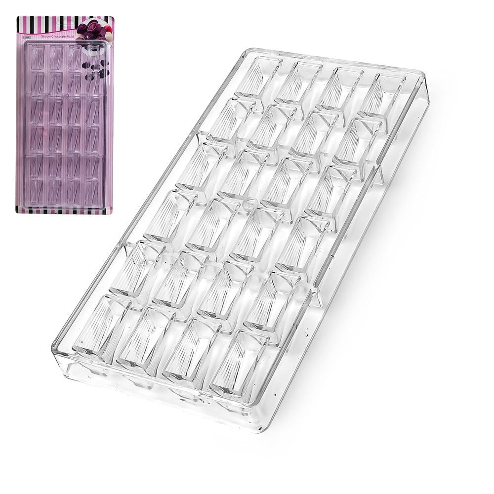 Форма для шоколада акрил R92212 24 шт. 13,5х27,5х2 см