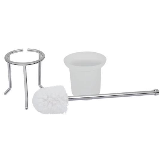 Ершик для унитаза напольный Kroner KRM Rizze-ACG323 Белый/Хром (CV022911) - фото 3 Ершик для унитаза напольный Kroner KRM Rizze-ACG323 Белый/Хром (CV022911) - фото 3