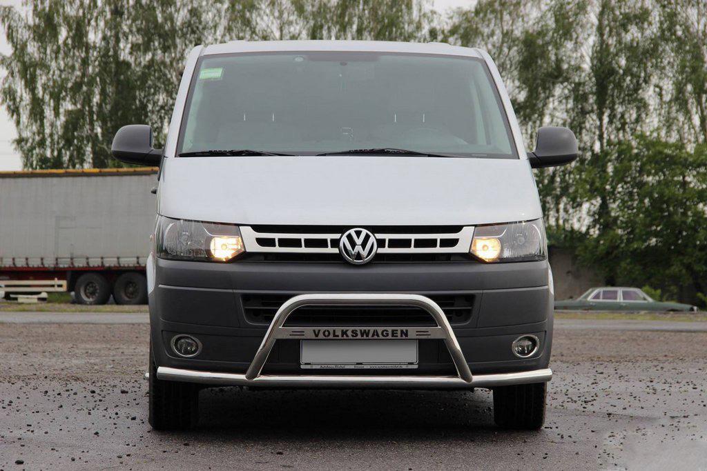 Кенгурятник WT007ST CAN для Volkswagen T5 2010-2015 гг. нержавеющая сталь Хром
