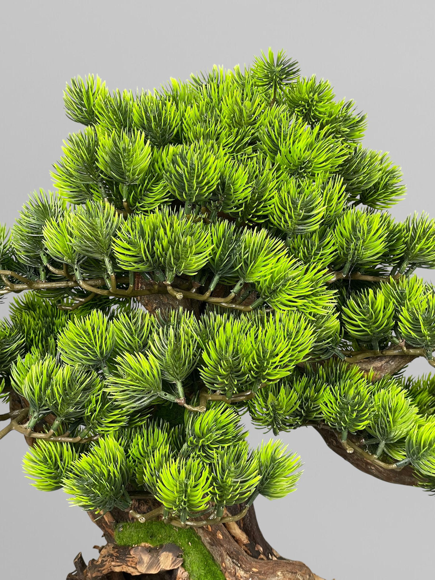 Бонсай комнатный искусственный 52 см Зеленый (Б016) - фото 5 Бонсай комнатный искусственный 52 см Зеленый (Б016) - фото 5