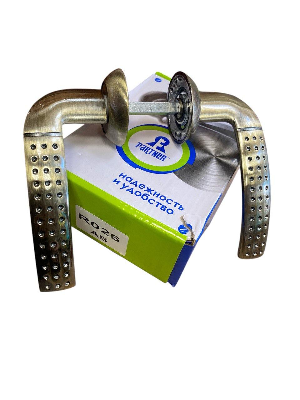 Дверные ручки межкомнатные Partner 026 АВ Бронзовый - фото 2 Дверные ручки межкомнатные Partner 026 АВ Бронзовый - фото 2