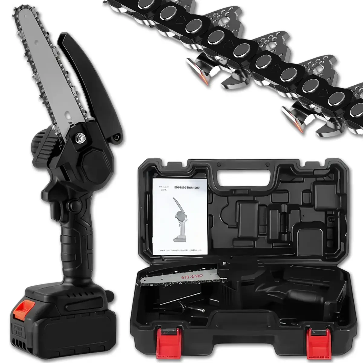 Электропила 48V на 6" с 1 аккумулятором в кейсе (33799201)