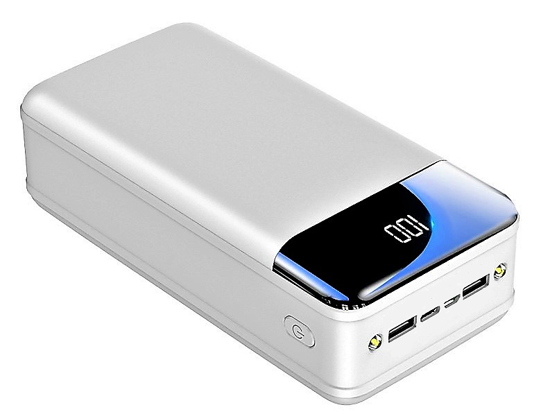 Павербанк ProTech B-06 30000 mAh LCD дисплей Белый