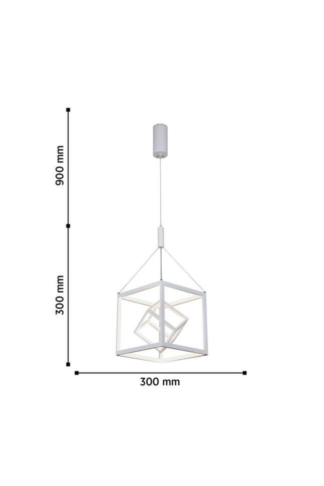 Люстра WunderLicht J9556 30x120 см Белый (J9556-31) - фото 2 Люстра WunderLicht J9556 30x120 см Белый (J9556-31) - фото 2