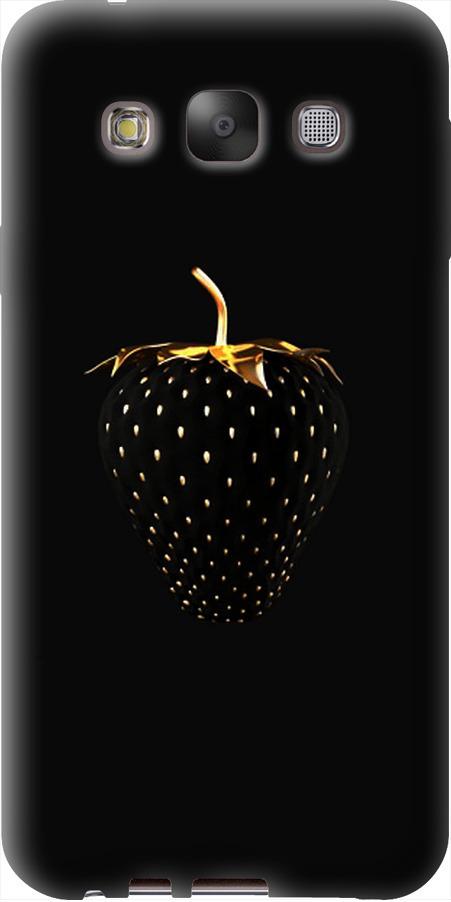 Чохол на Samsung Galaxy E7 E700H Чорна полуниця (3585u-139-42517)