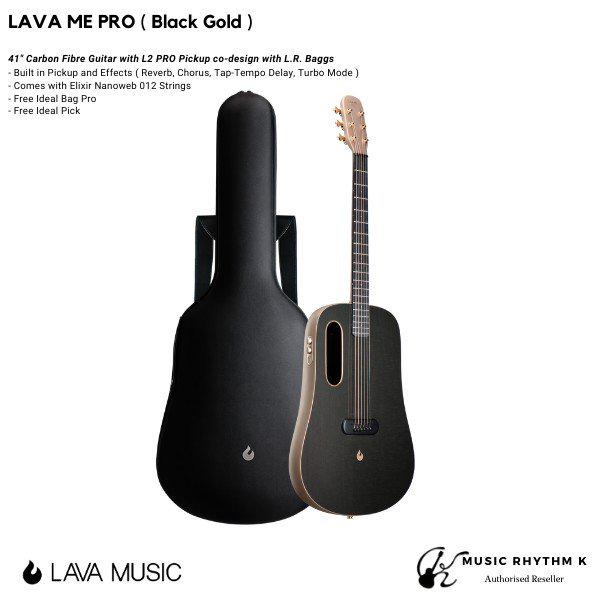 Електроакустична гітара Lava Me Pro 41" з вбудованими ефектами Black Gold (127088) - фото 2