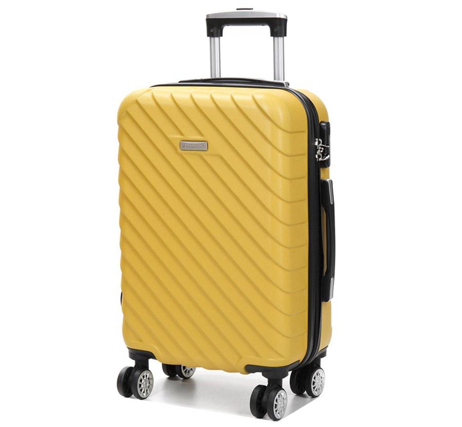 Валіза маленька Madisson Snowball 03403 ABS-пластик S 58х38х23 см 35 л Жовтий Валіза маленька Madisson Snowball 03403 ABS-пластик S 58х38х23 см 35 л Жовтий