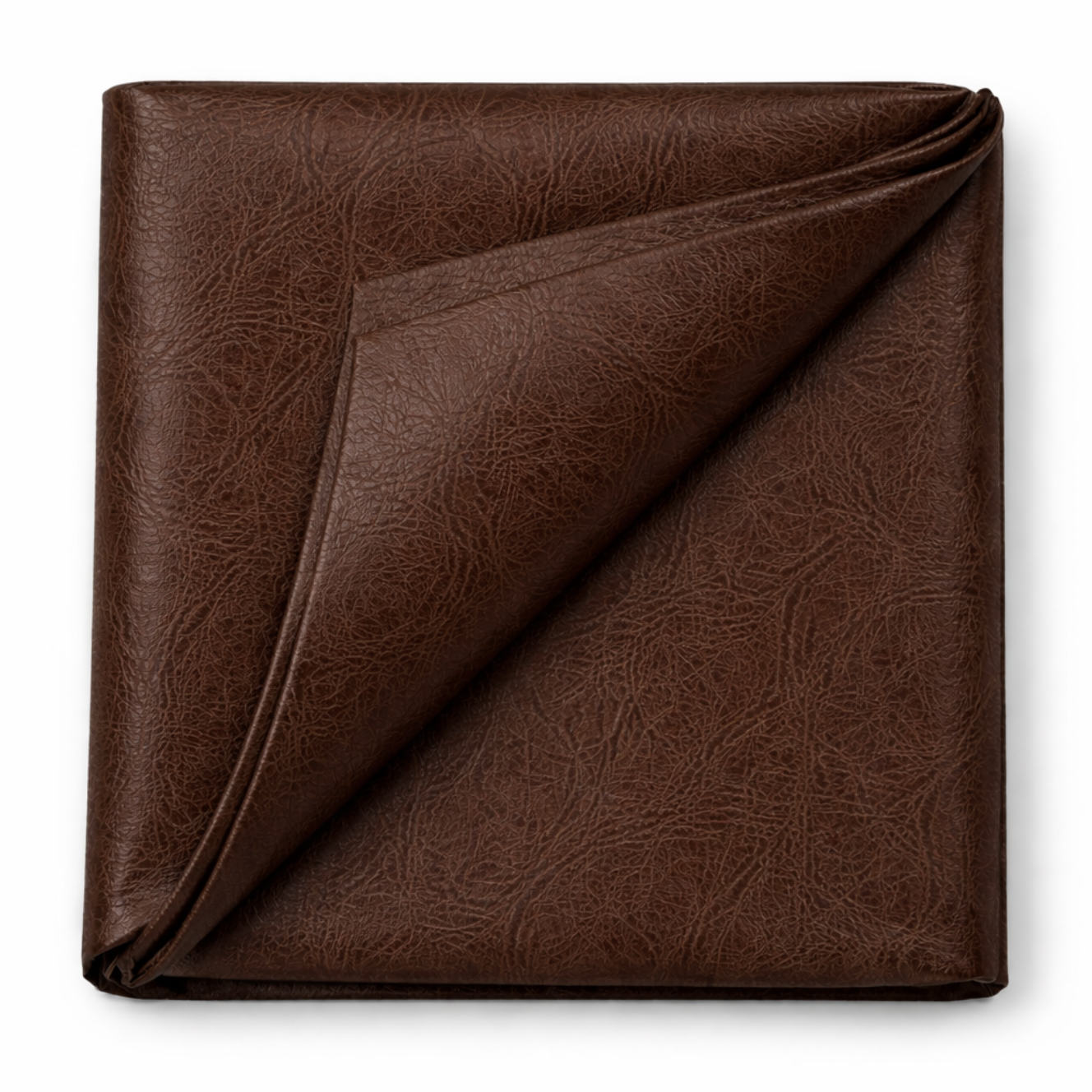 Кожзам обивочный Ваш Текстиль для мебели и дверей тисненый 1,1 мм/1 м Темно-коричневый (2031)