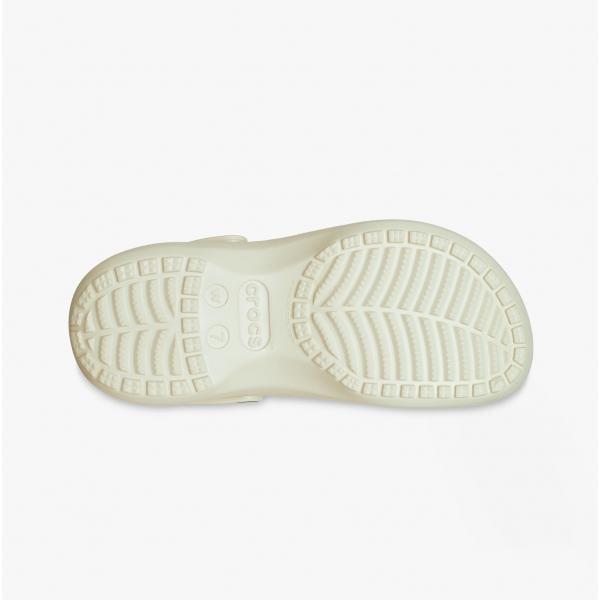 Сабо женские Crocs Classic Platform Clog W7 р. 37/38 23 см Bone (206750) - фото 4