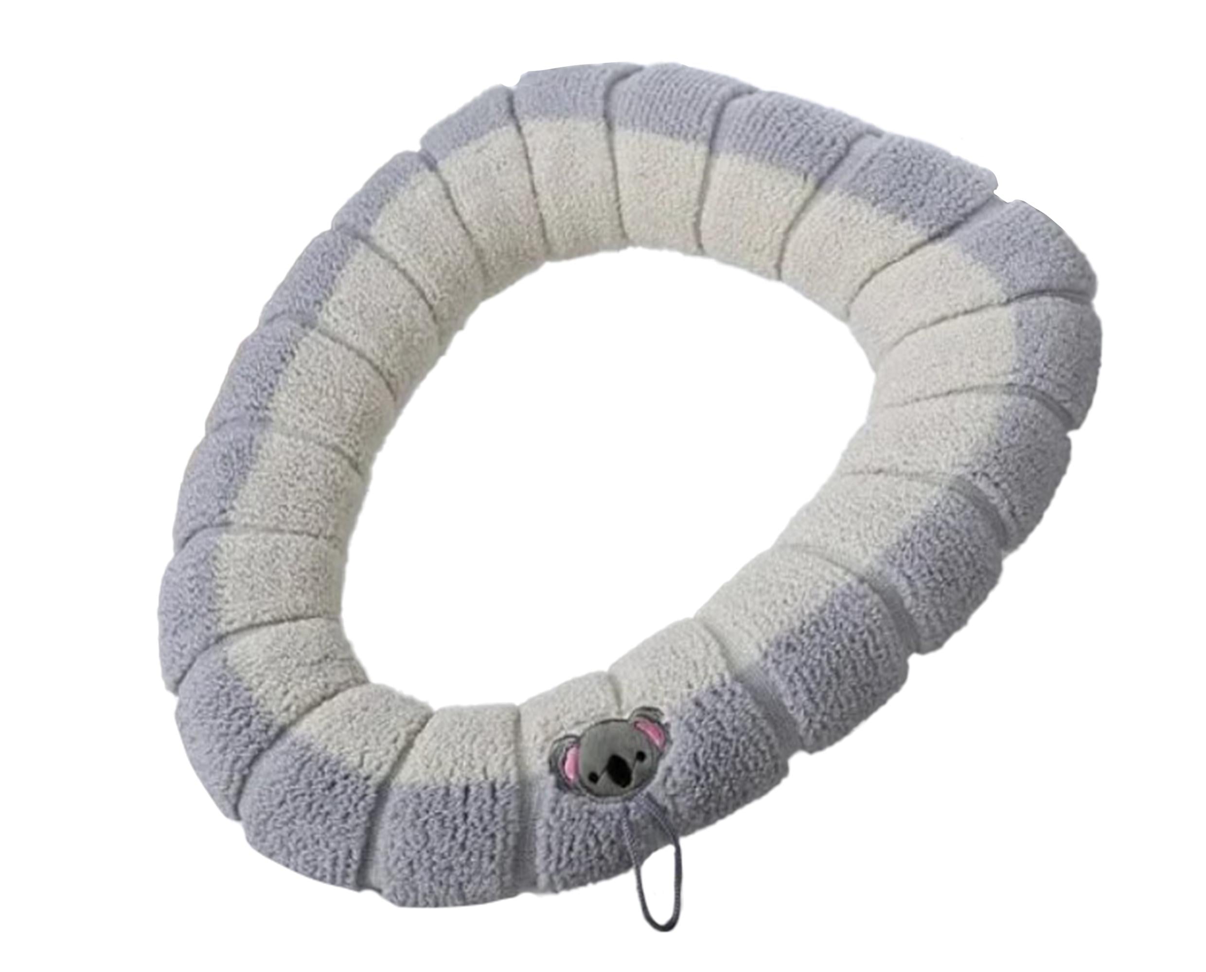 Чехол для сиденья унитаза с петелькой для поднятия Серый (96-9327557)