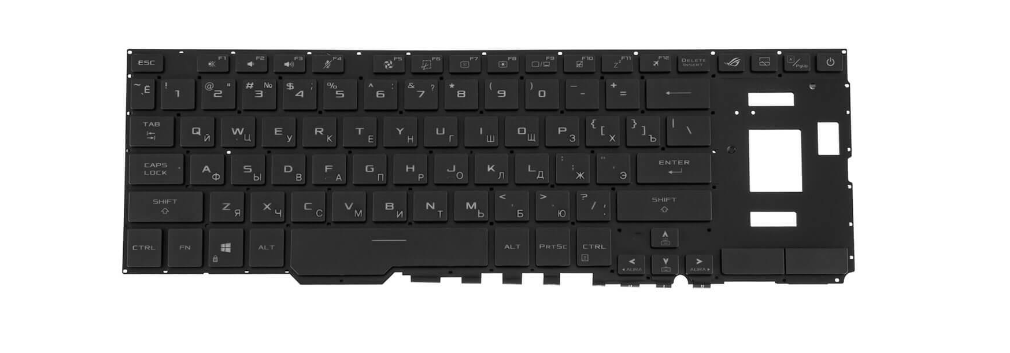 Клавиатура для ноутбука Asus GX551QR с подсветкой клавиш (0KNR0-681KRU00)