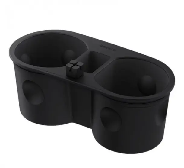 Підсклянник серії для Tesla BASEUS T-Space Series Cup Holder for Tesla C20251303111-00 Black - фото 2