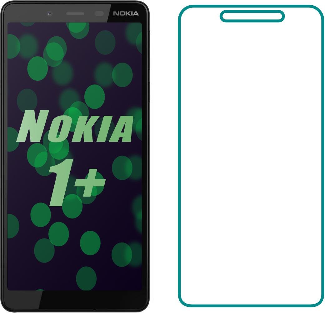 Защитное стекло Nokia 1 Plus (Прозрачное 2.5 D 9H) (09925)