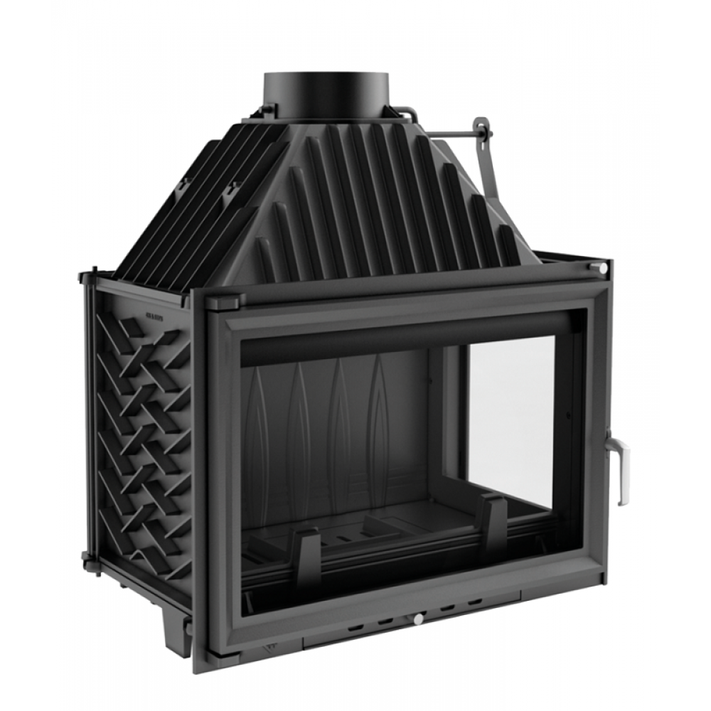 Камінна топка Kratki OLIWIA 18 з правим боковим склом 18 кВт (9263266)
