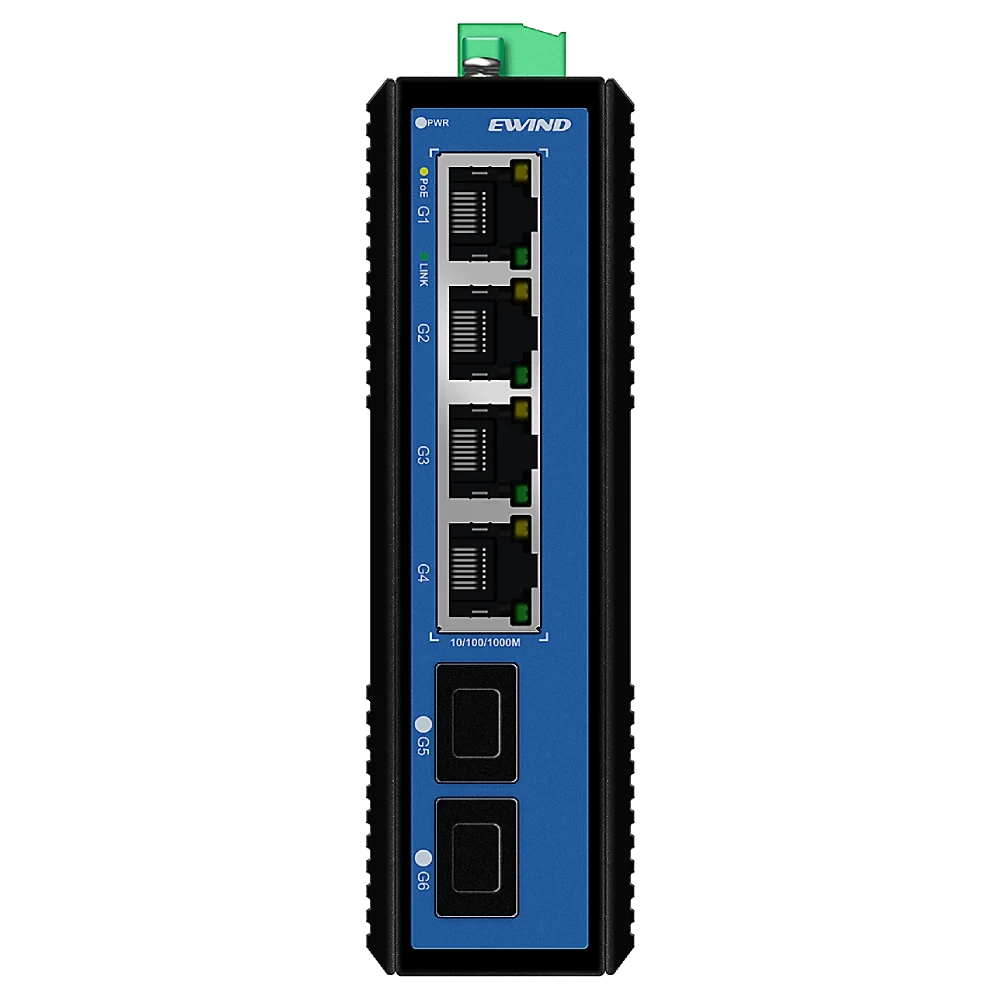 Комутатор Ewind EW-PIS1806-4GE 6 портів некерований (2863456332) Комутатор Ewind EW-PIS1806-4GE 6 портів некерований (2863456332)