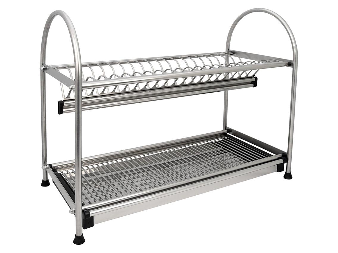 Сушка для посуды Giff настольная двухуровневая L 560 нержавеющая сталь (53885)