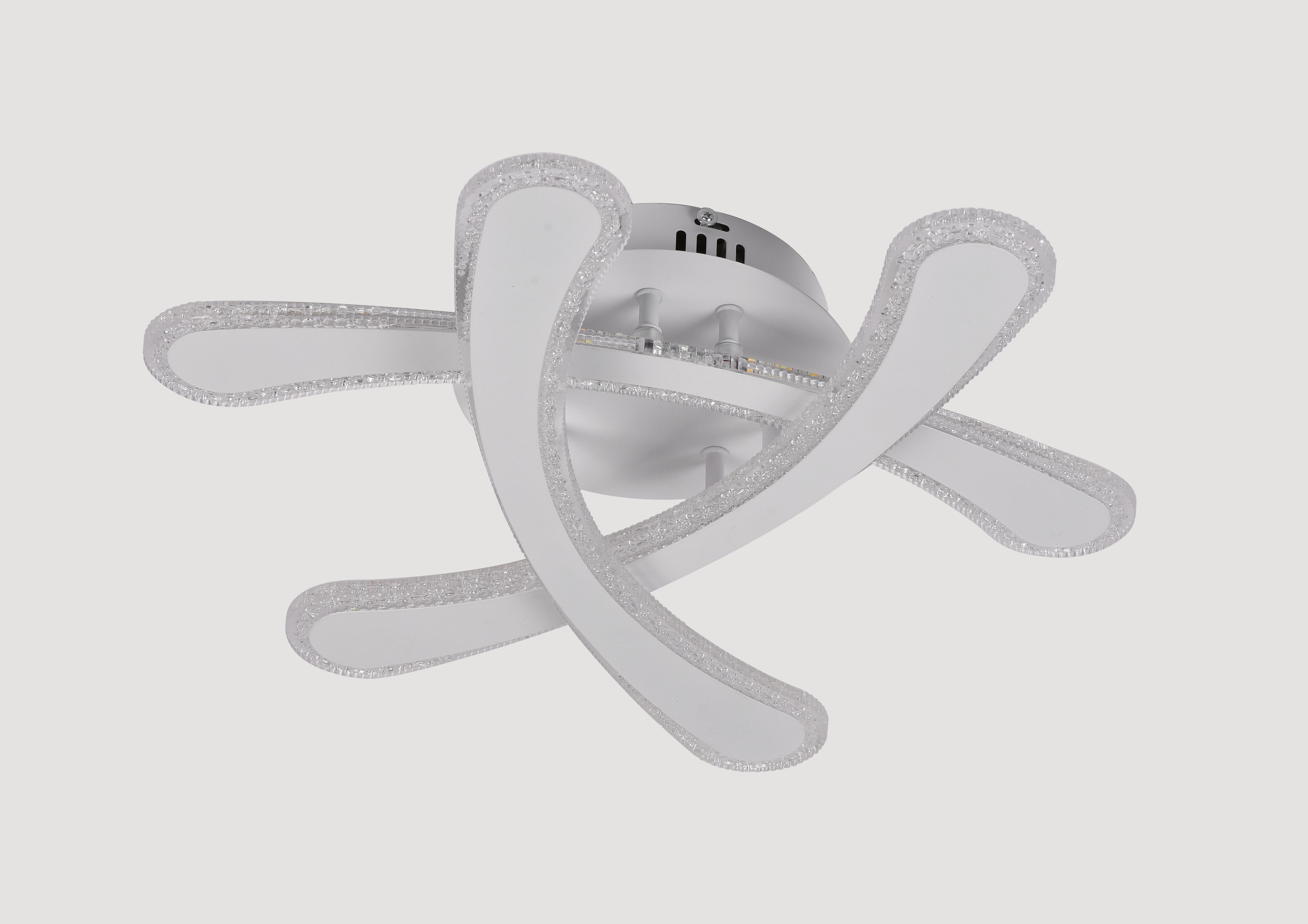 Люстра светодиодная Sirius 6218-3 WT 52W акриловая