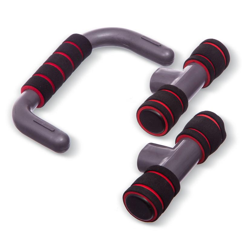 Упоры для отжиманий SP-Sport FI-1777 Push-up Bar 12x23 см Серый/Красный (NA005364) - фото 3