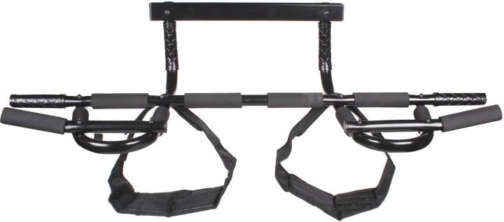 Турник для подтягивания LiveUP Chin-Up Bar with Arm Strap 112х28х10 см Черный (LS3153A)