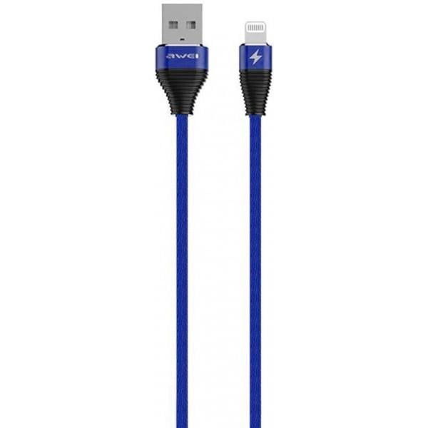 Awei Кабель AWEI CL-31 Ligthning Cable 2m Blue (101130)