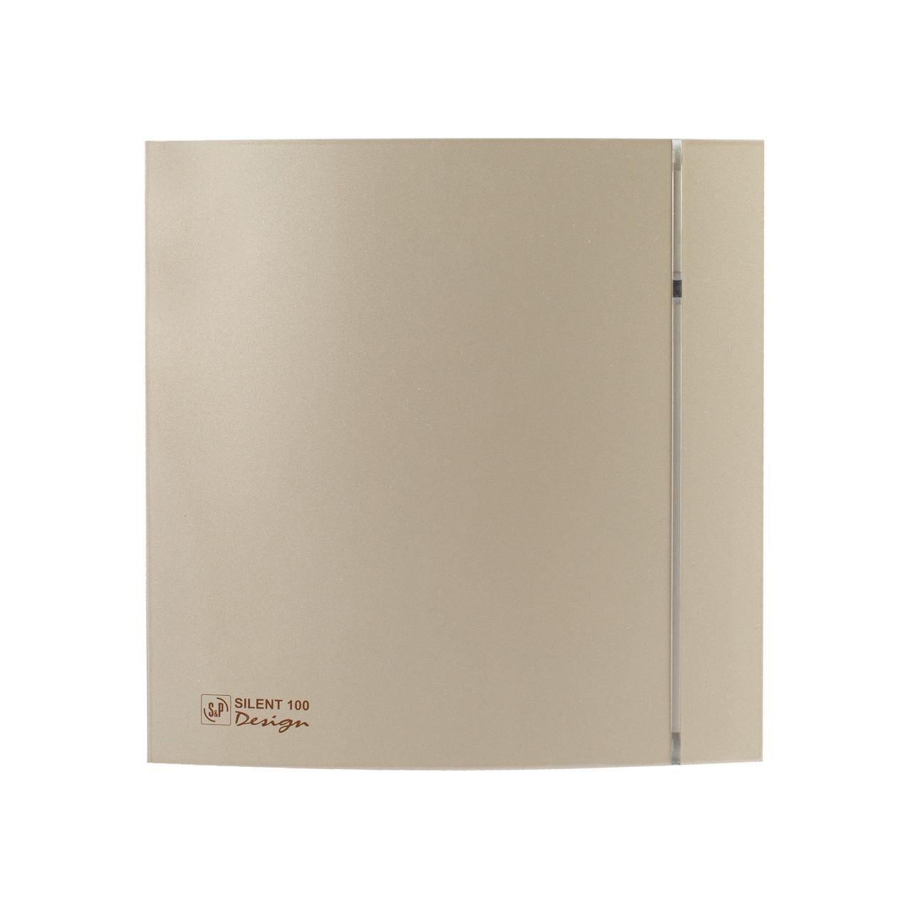 Вытяжной вентилятор для ванной Soler&Palau SILENT 200 CRZ IVORY DESIGN 4C с таймером Бежевый (5210631200)