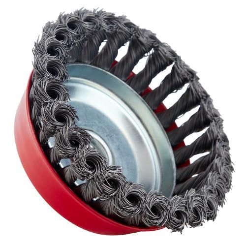 Щетка торцевая Alloid пучки крученой проволоки 125 мм М14х2 (00000061509)